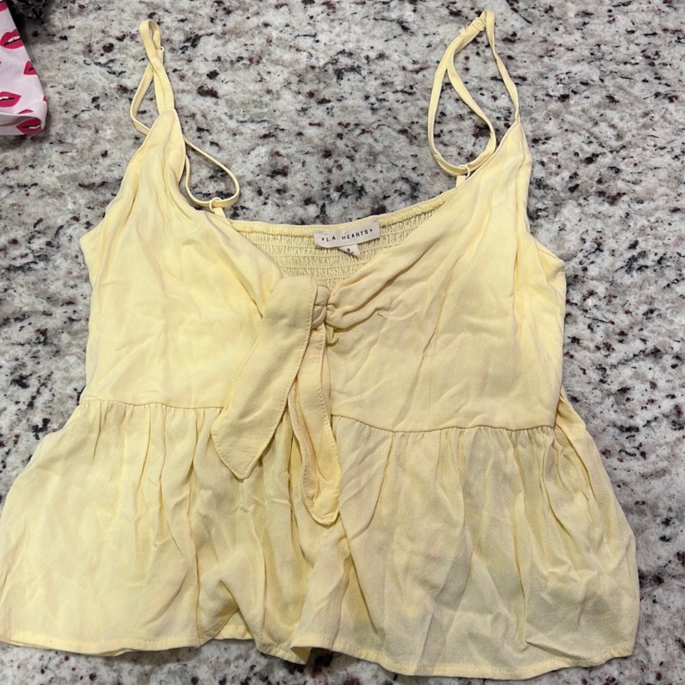 Pacsun, Yellow tank, Small